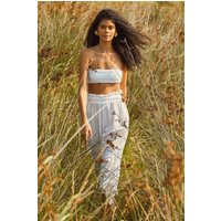 White One Size Cotton Gauze Pants Women, Muslin Pants, Elastic Waist, Loose Cut, Women Clothing | Etsy (US)