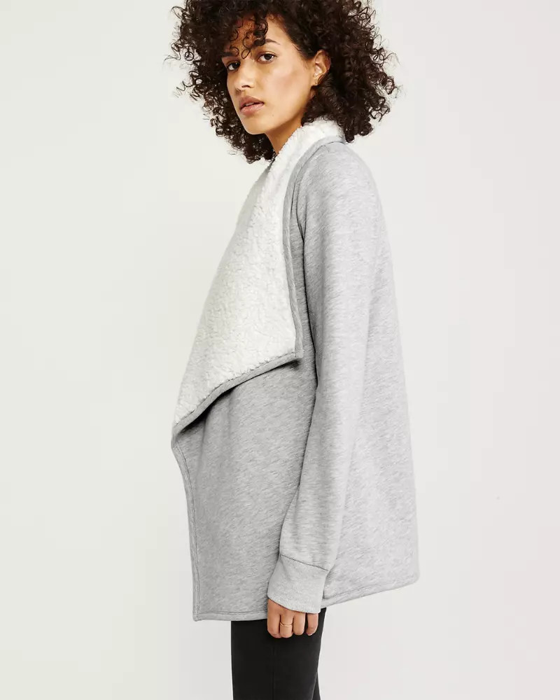 Sherpa Cardigan | Abercrombie & Fitch US & UK