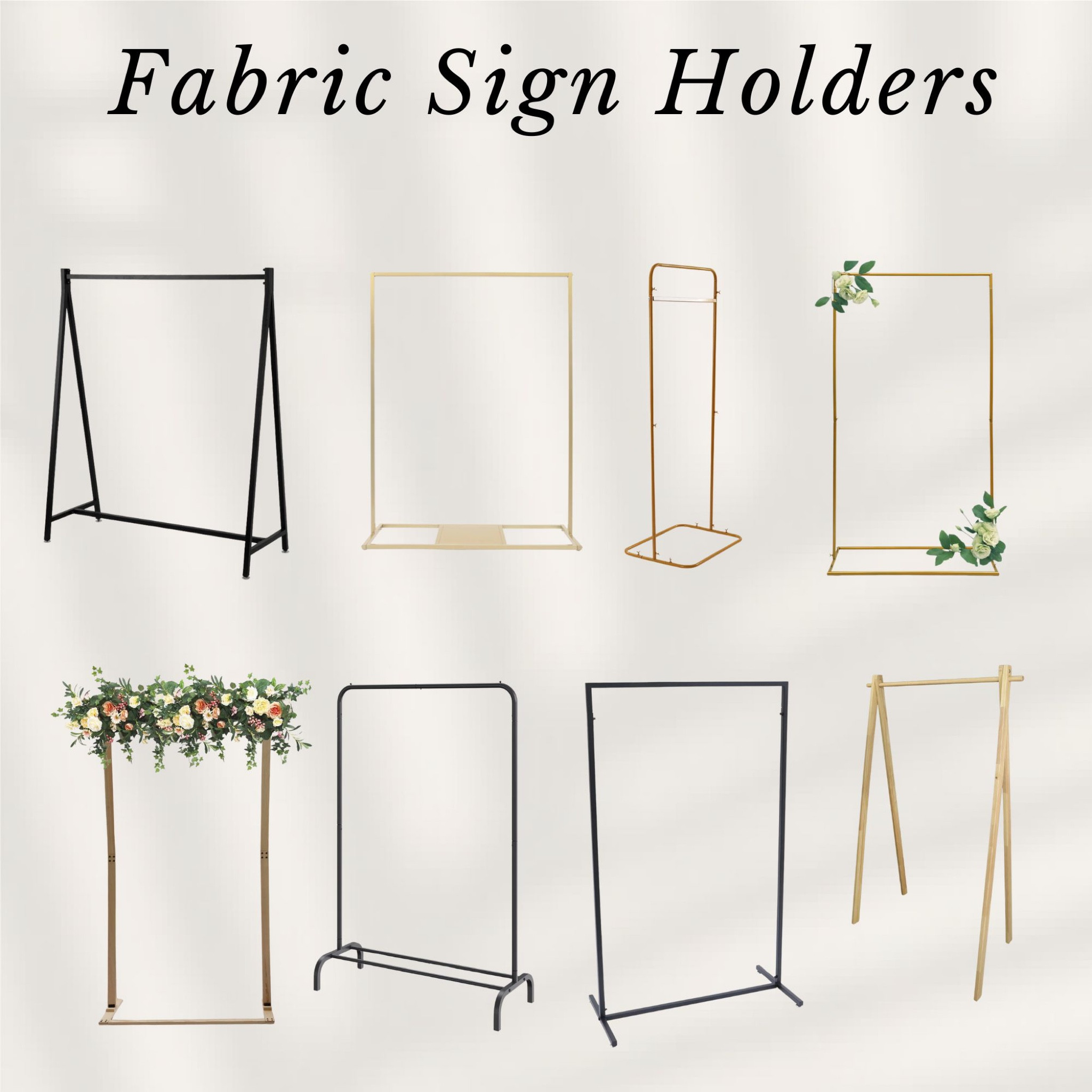 Fabric sign holder recommendations!

#LTKGiftGuide #LTKHome #LTKWedding