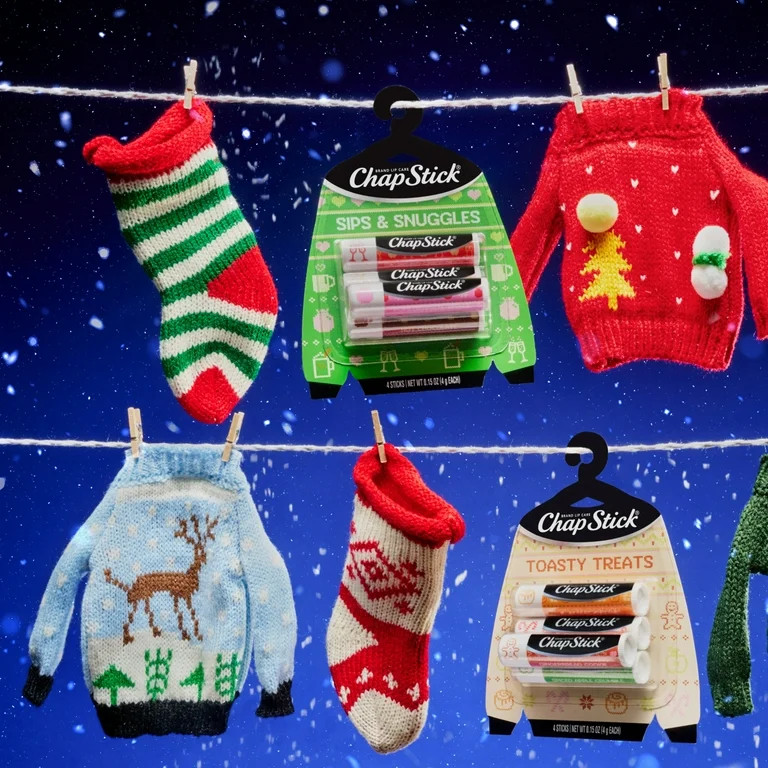 ChapStick Toasty Treats Lip Balm, Moisturizing Lip Care For Dry Lips, 4 Pack Variety, 0.15 oz Eac... | Walmart (US)