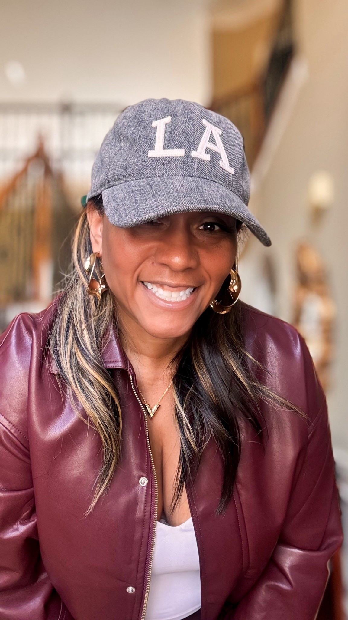 Bad hair day? Throw on a cap, add a little leather, and call it a whole LOOK. 

Some days we style the hair…
Other days we style around it. 

#SoftLuxury #RealLifeStyle

#LTKSaleAlert #LTKootd #LTKOver40