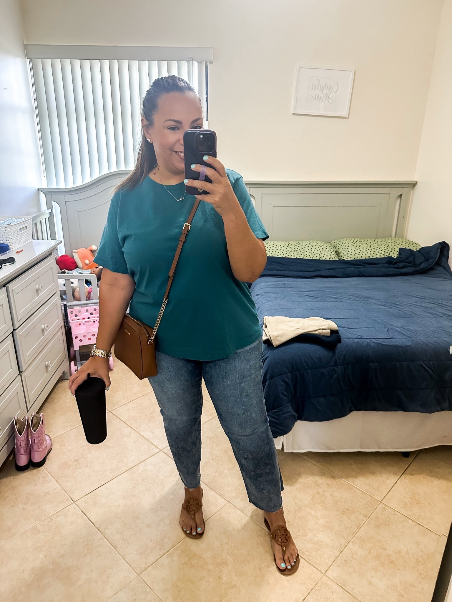 • top - nuuds (code: Erica33002)
• jeans - Wit & Wisdom
• sandals - Tory Burch
• bag - Michael Kors 
• earrings - Nordstrom 

#LTKFindsUnder50 #LTKFindsUnder100