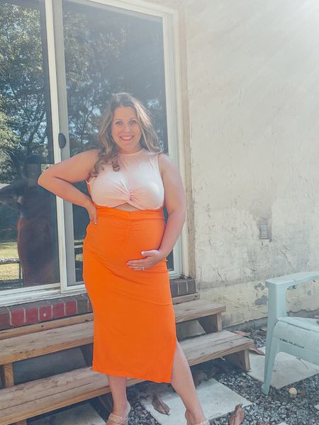 BUMP FRIENDLY SPRING WEDDING GUEST DRESS 🧡

Amazon fashion, bump friendly, spring wedding, wedding guest dress

#LTKbump #LTKSeasonal #LTKstyletip