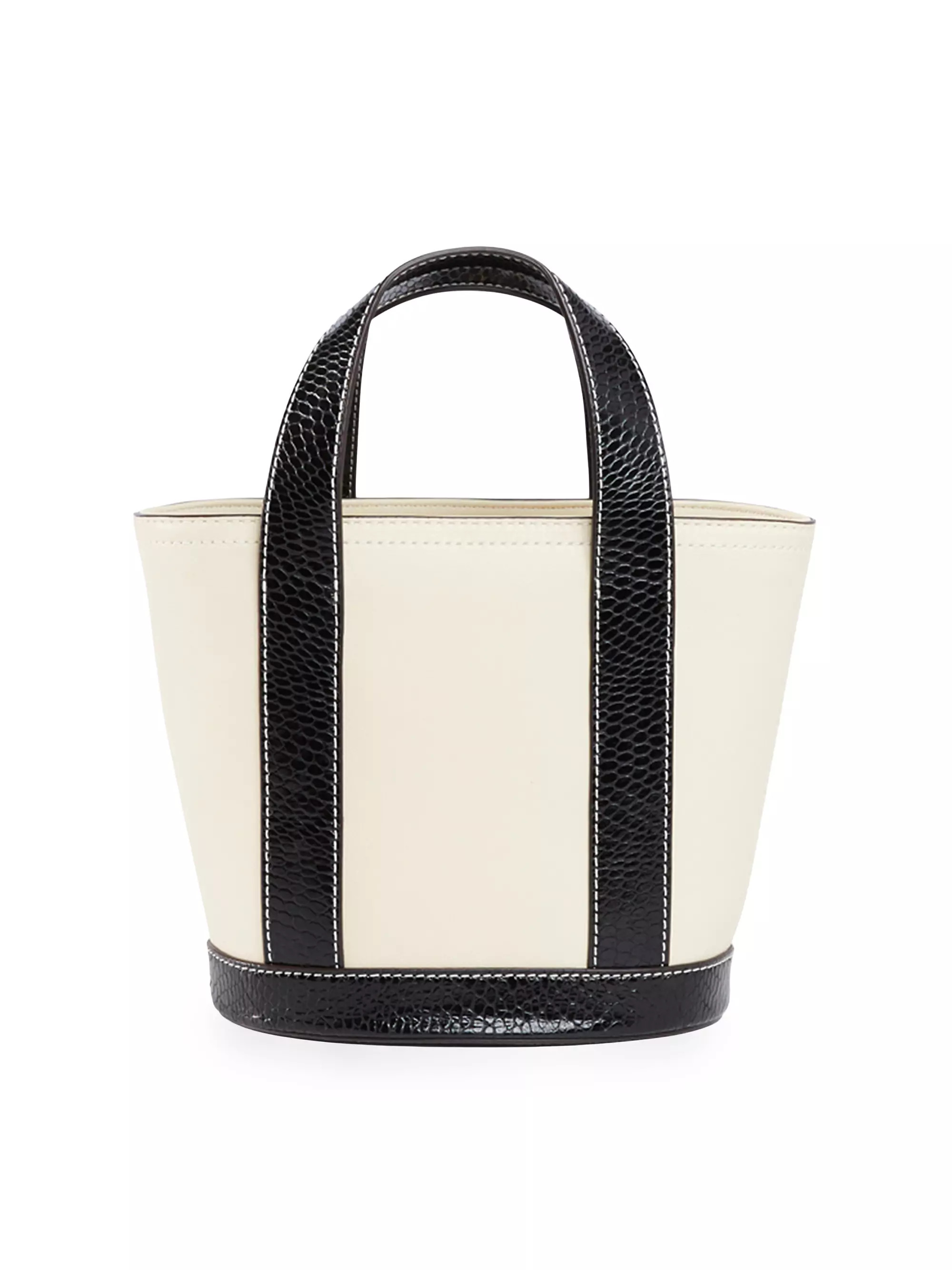 Allora Mini Snake-Embossed Leather Tote | Saks Fifth Avenue
