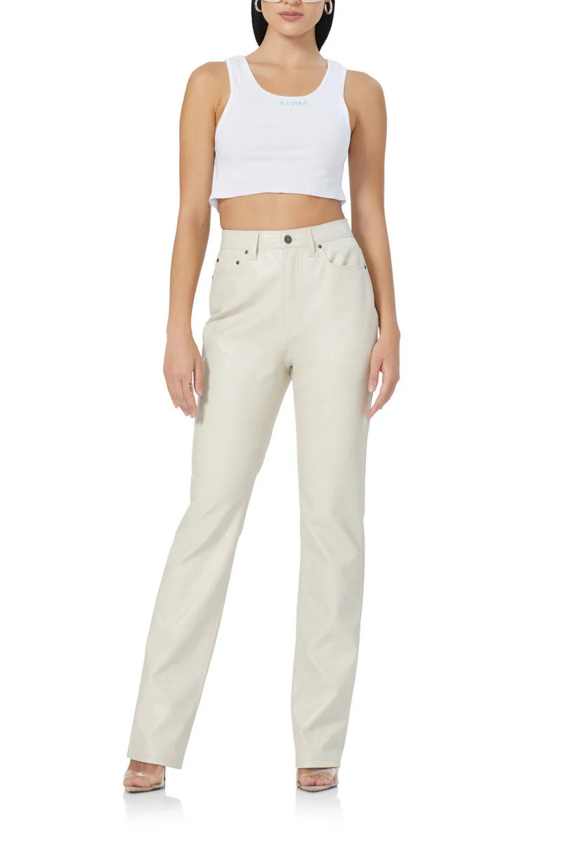 Heston Straight Leg Pant - Off White | ShopAFRM