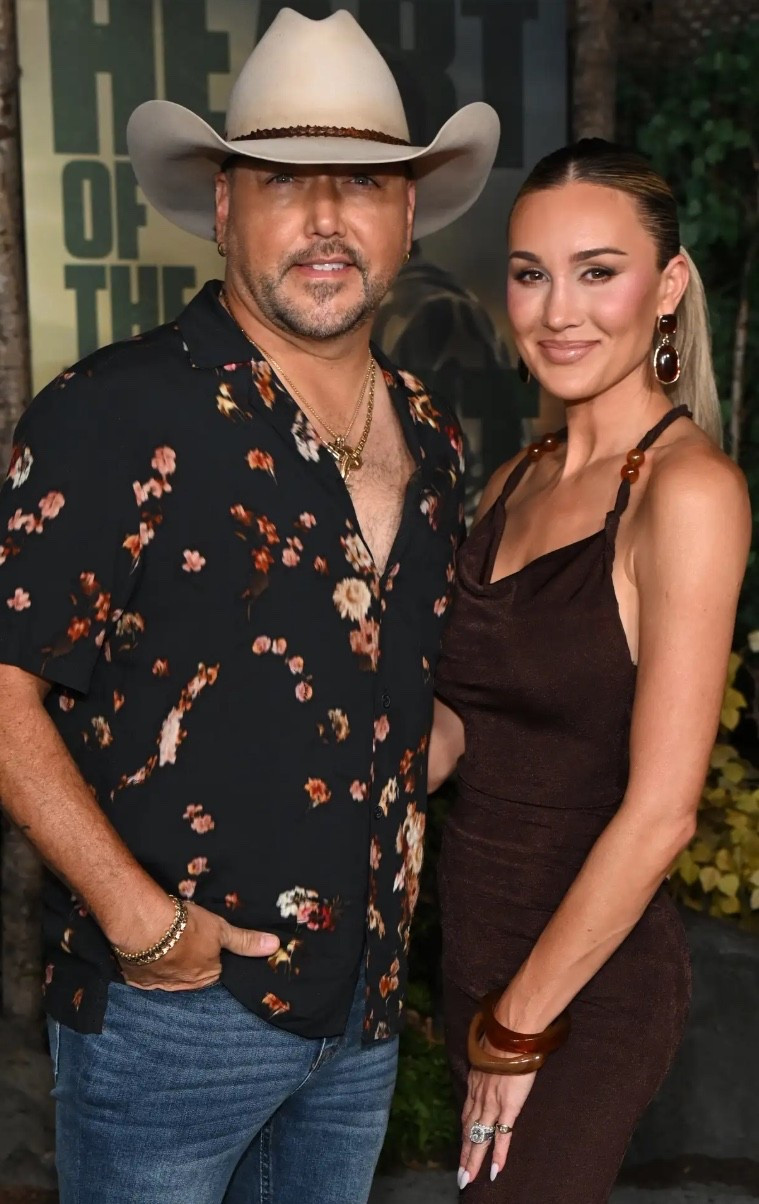 us the perfect his and hers date night style. Brittany’s chocolate brown beaded halter dress is sleek, fitted and so flattering, paired with statement brown jewelry for a rich monochromatic moment. Jason keeps it effortlessly cool in a black floral KAMP shirt with classic denim and his signature cowboy hat. I linked both looks so you can shop their exact style and recreate the outfits.

#BrittanyAldean #BrittanyAldeanStyle #JasonAldean #JasonAldeanStyle #CelebrityStyle

#LTKMens