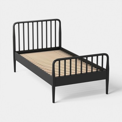 Twin Turned Wood Traditional Spindle Kids' Bed Black - Pillowfort™ | Target