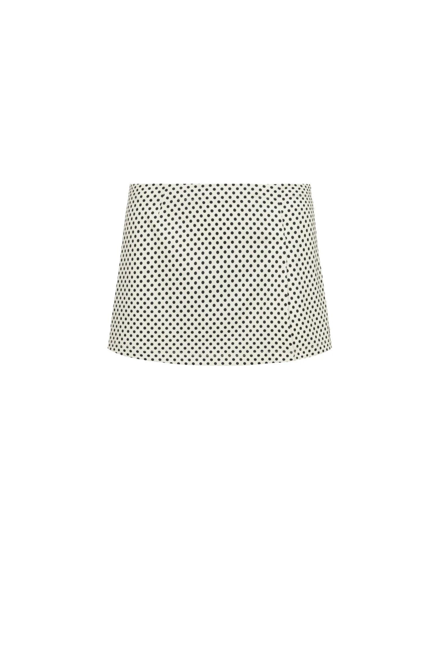 MICRO MINI SKIRT - BUTTER POLKA DOT | Miaou