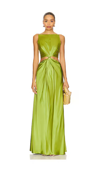 Diamanto Gown in Pear Green | Revolve Clothing (Global)