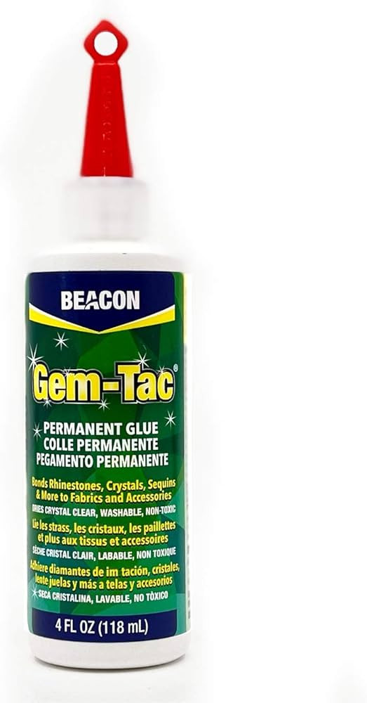 Beacon Adhesives Gem-Tac Premium Quality Adhesive for Securely Bonding Rhinestones and Gems - Wat... | Amazon (US)