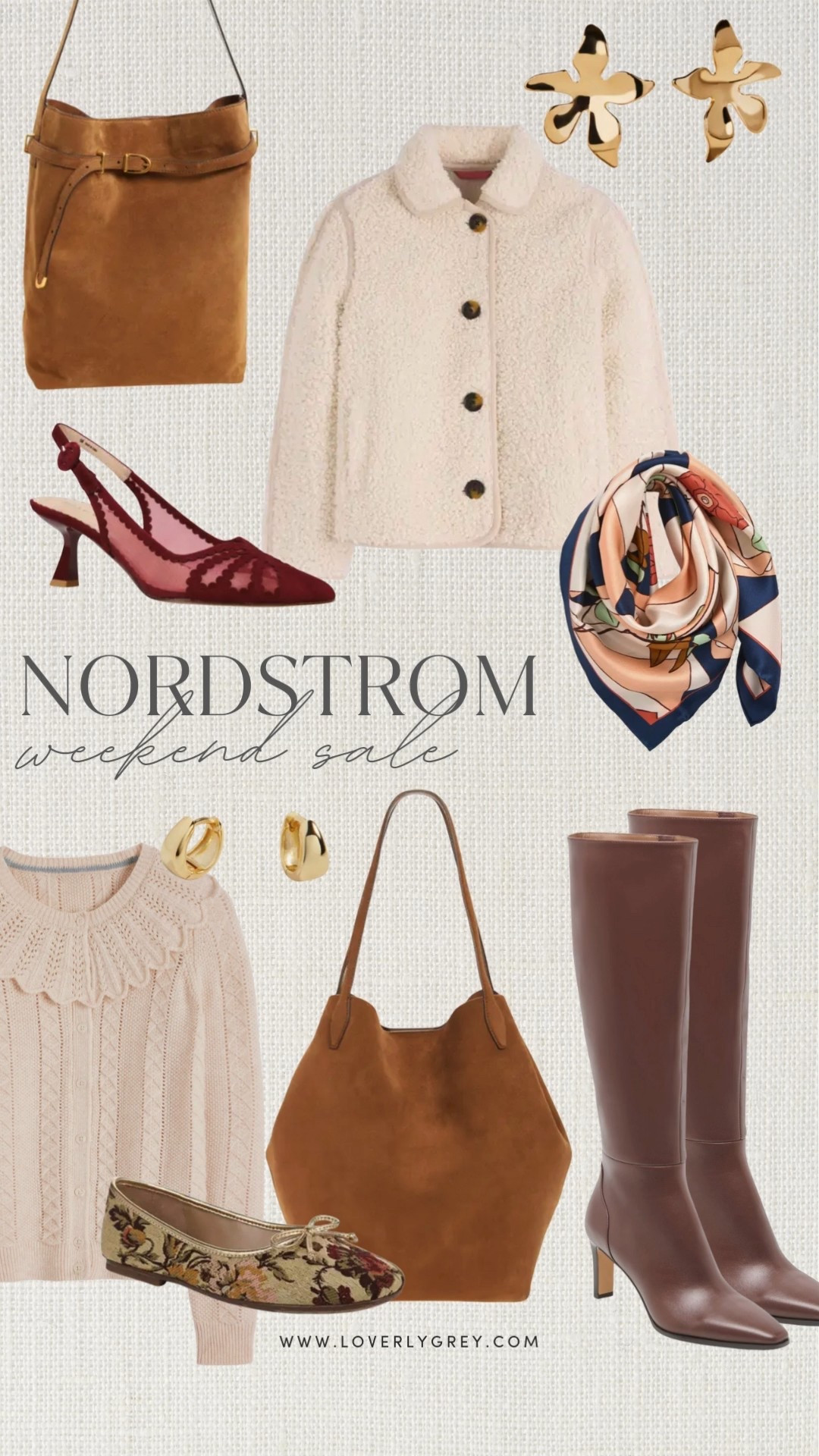 Nordstrom half yearly sale is happening now! Loving this silk scarf, knee high boots and sweaters. So many great winter pieces are marked down. 

#LTKFindsUnder50 #LTKFindsUnder100 #LTKHoliday