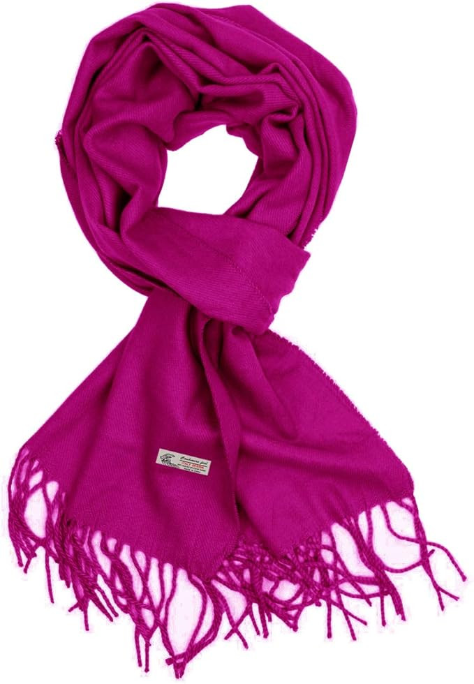 TZ Promise Plain Solid Color Cashmere Feel Classic Soft Luxurious Winter Scarf For Men Women | Amazon (US)