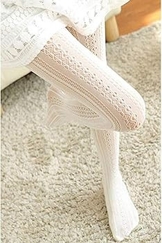 SurBepo Women Fishnet Hollow Out Knitted Patterned Stockings Tights Vertical Strips Pantyhose For... | Amazon (US)