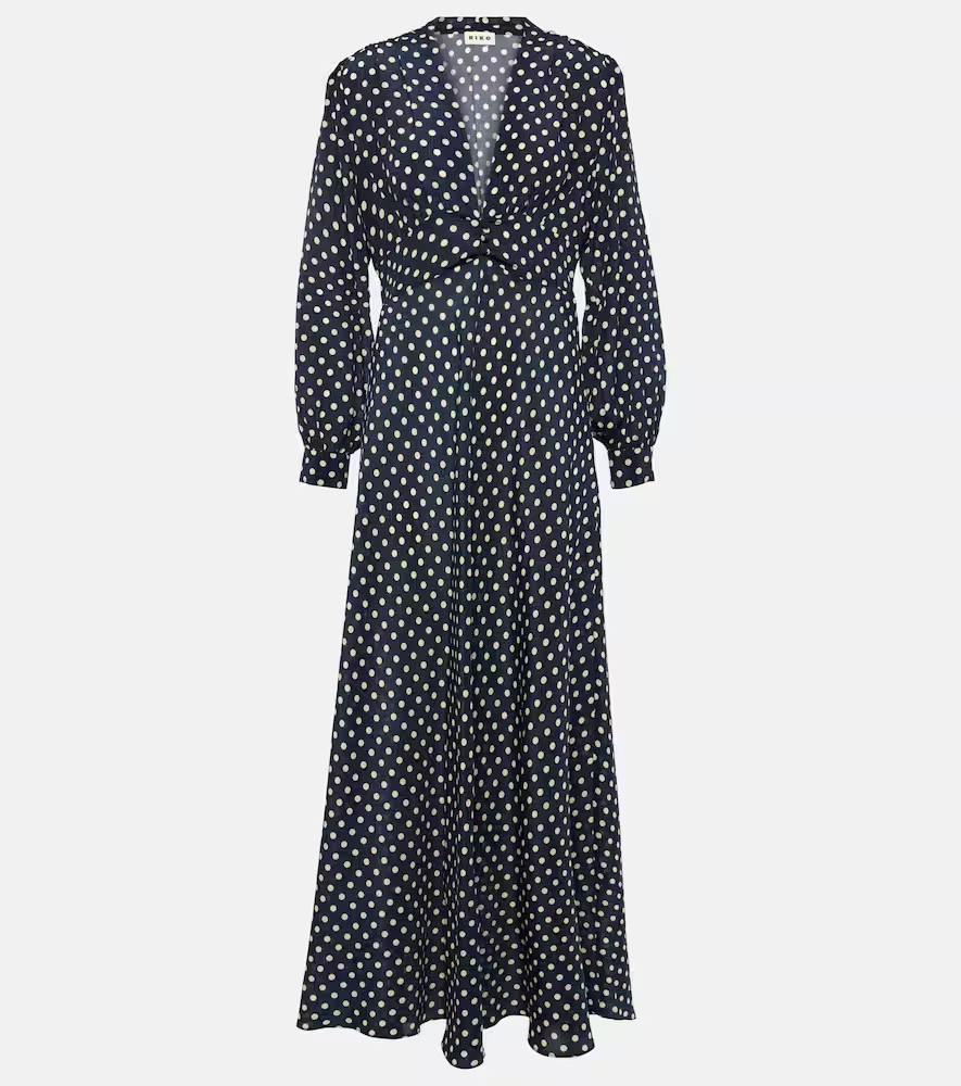 Rixo Emory polka-dot silk maxi dress | Mytheresa (US/CA)