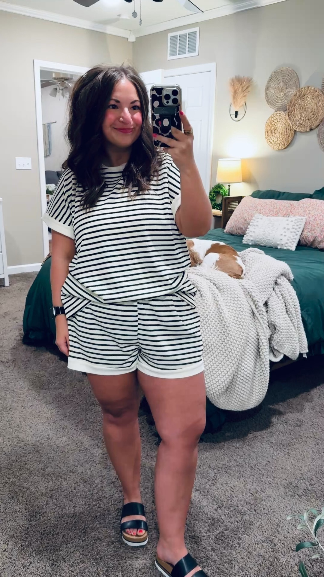 Stripes get me every time!! This two piece set is so comfy!

sandals: fit true to size // wearing a 5
set: fits true to size // wearing an XL 

 

#LTKootd #LTKMidsize