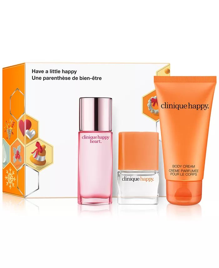 Clinique 3-Pc. Have A Little Happy Fragrance Set, Created for Macy's & Reviews - Beauty Gift Sets... | Macys (US)