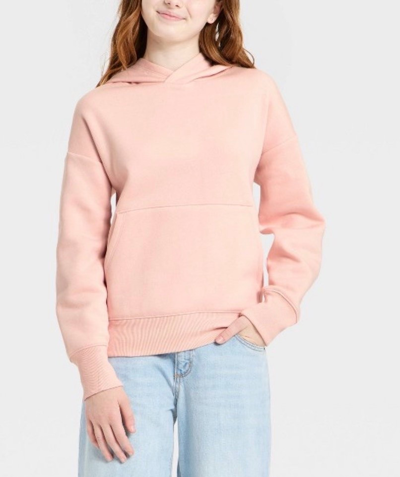 Kids hoodies, bought my girls each the grey and pink for getting comfy after the pool! We bought a size up so they were oversized. So soft too and on sale!

#LTKmomlife #LTKKids #LTKSeasonal