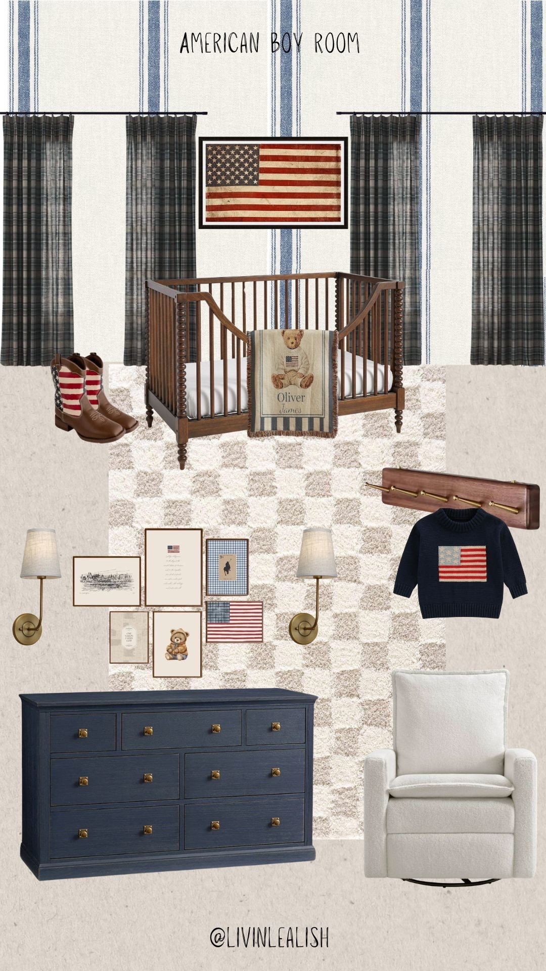The cutest All American Boy nursery/toddler room! 🇺🇸 #boynursery #boyroo. #toddlerroom #americanboyroom

#LTKBaby #LTKKids #LTKHome