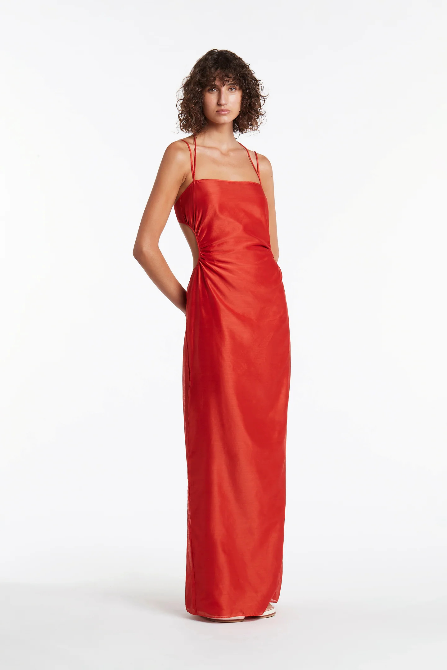 LUCELIA CUT OUT MIDI DRESS | SIR The Label 