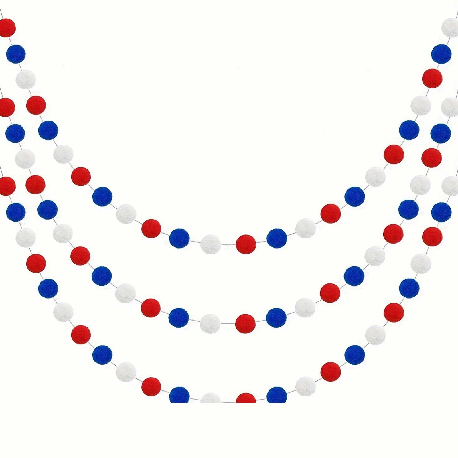 Rainbow Ball Garland Colorful Ball Garland Rainbow Ball Garland 4th of July Decorations for Easte... | Walmart (US)