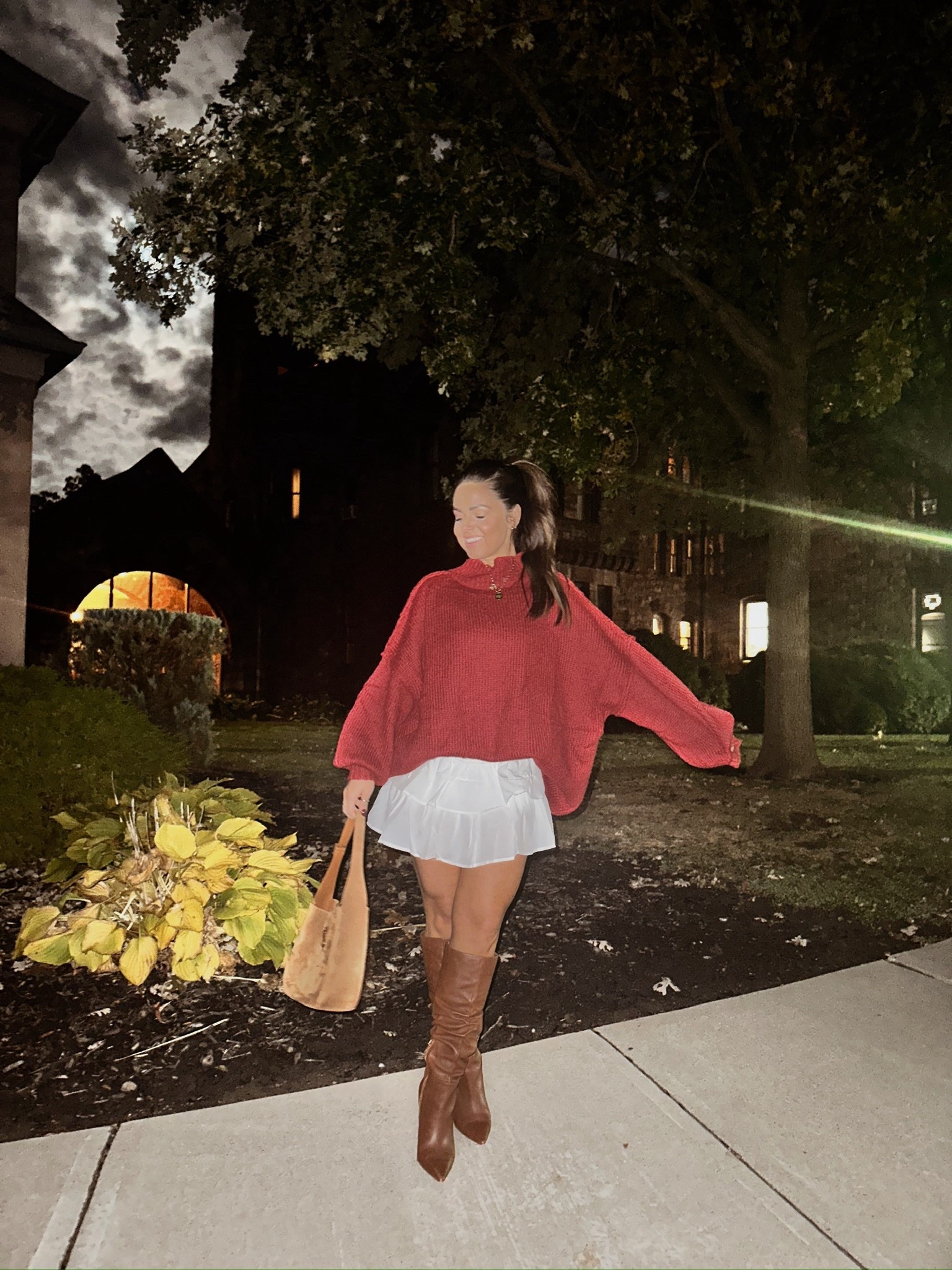 Love this outfit it’s so perfect for transitioning into fall!!

#LTKStyleTip #LTKSeasonal #LTKFindsUnder50