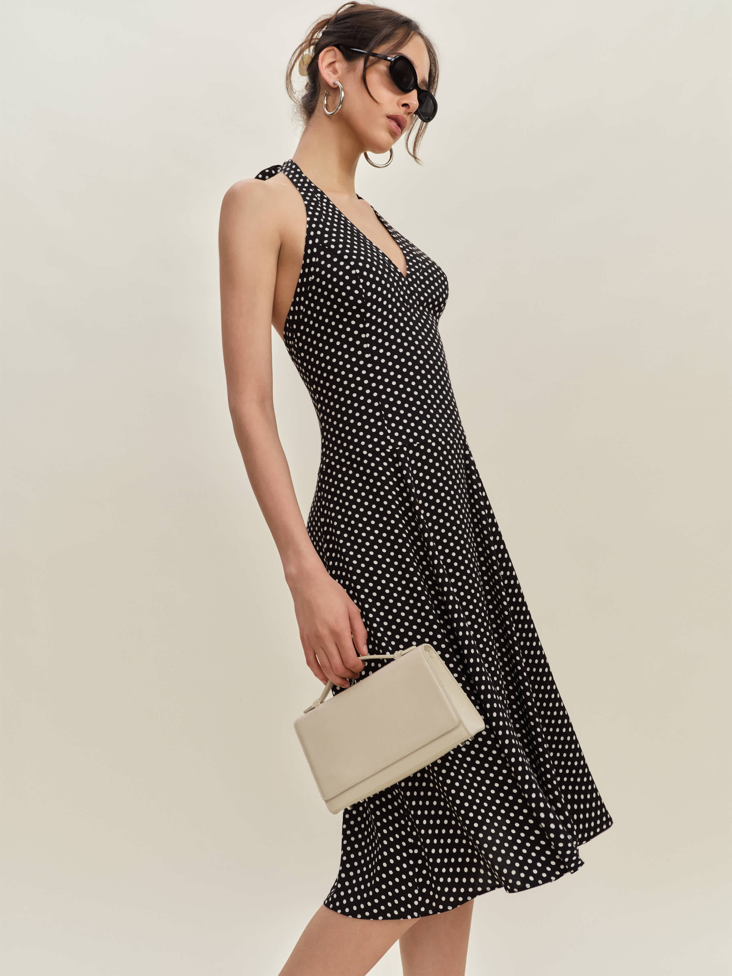 Reformation Sofia Dress Black 10 | Reformation (Global)