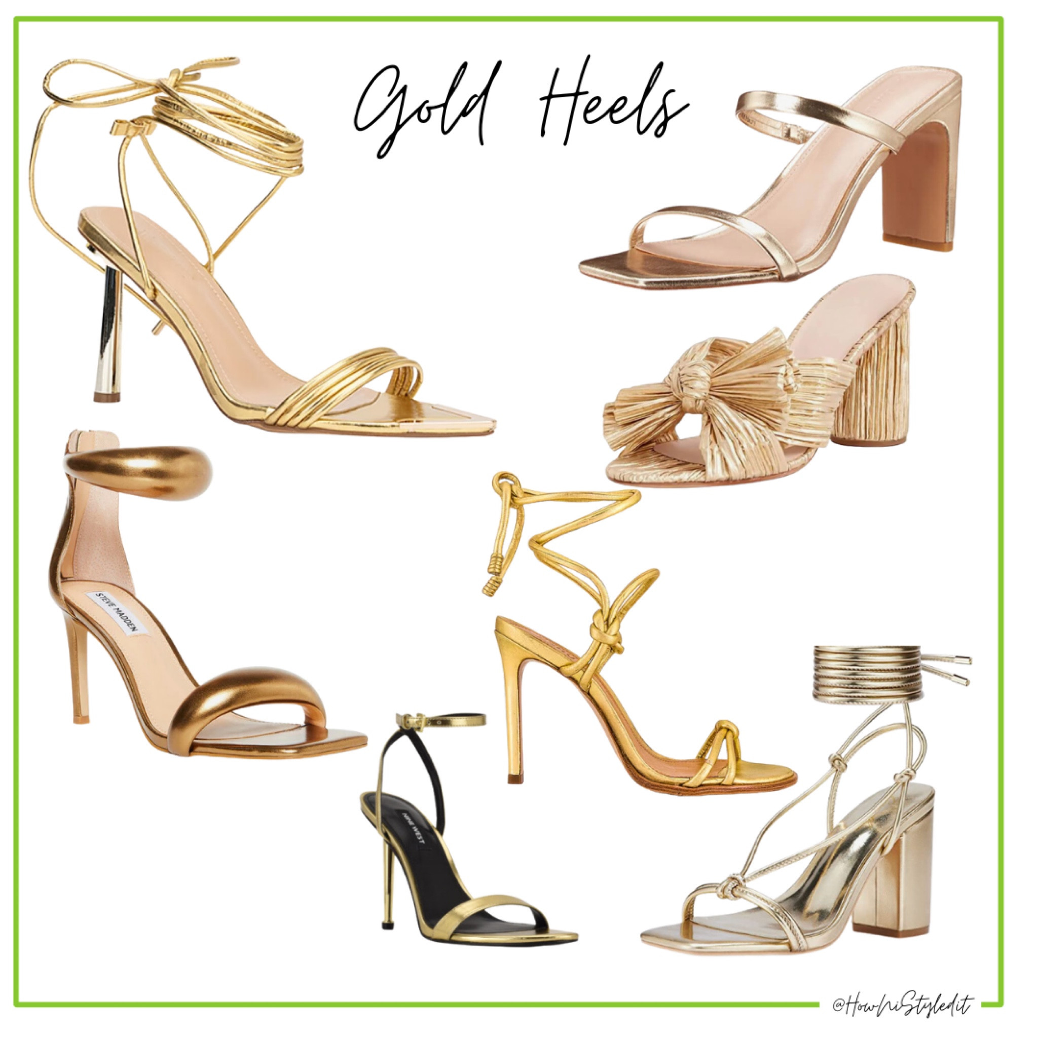 Gold Heels for Spring and Summer!! A Gold heel goes with literally everything and it’s a must have! 

#LTKFind #LTKstyletip #LTKshoecrush