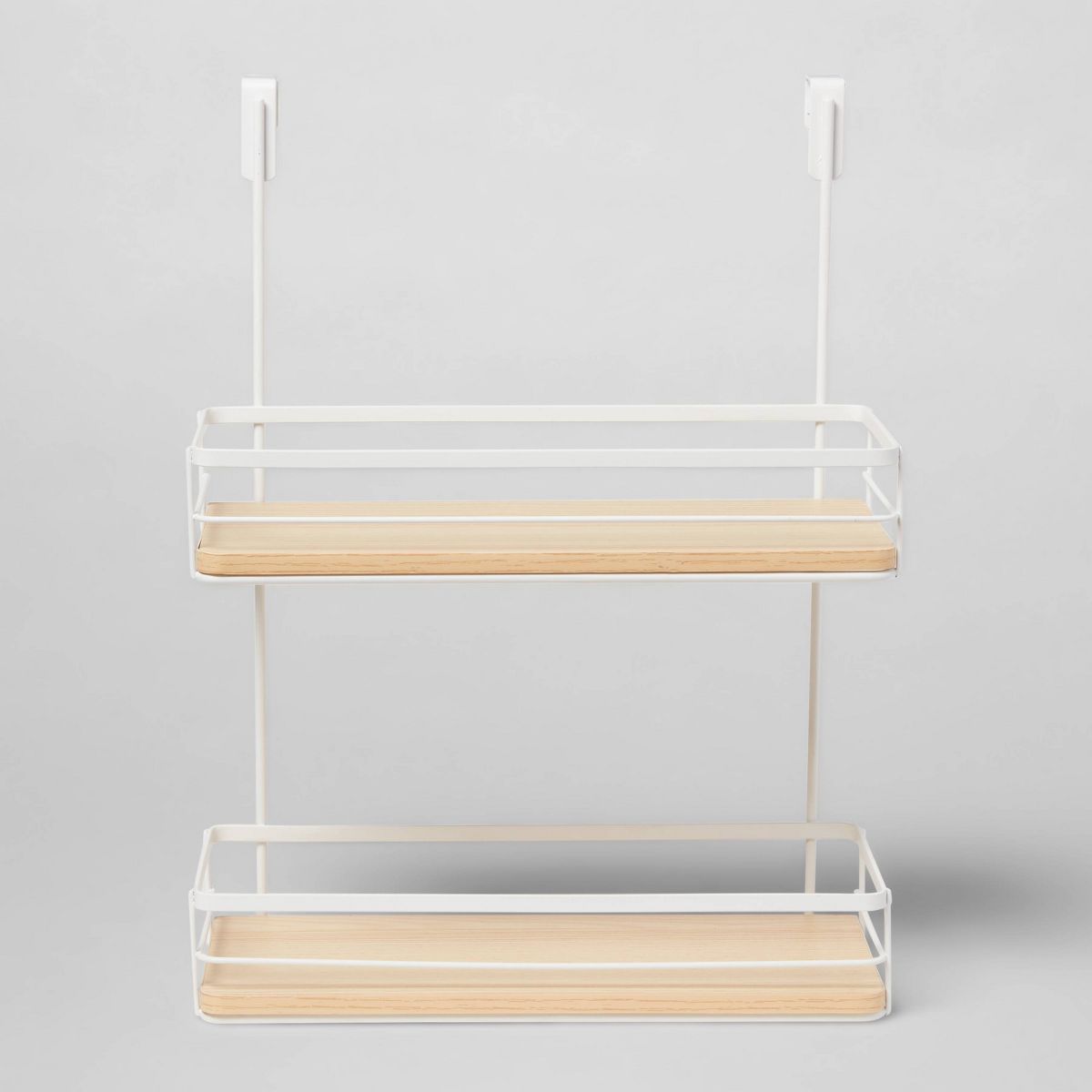 Over the Cabinet Tiered Shelves with Wood - Brightroom™ | Target