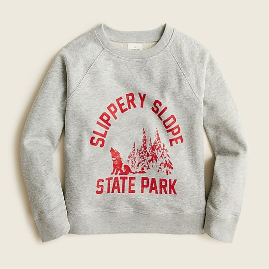 Kids' graphic sweatshirt | J. Crew US