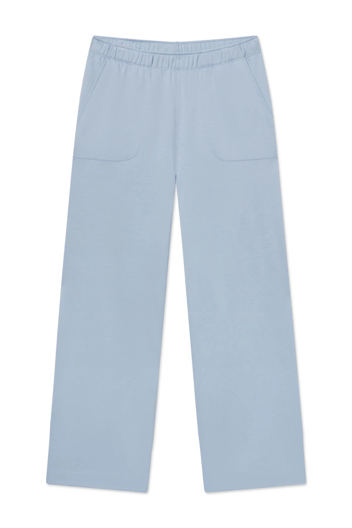 Wide Leg Lounge Pant in Morning Blue | Lake Pajamas