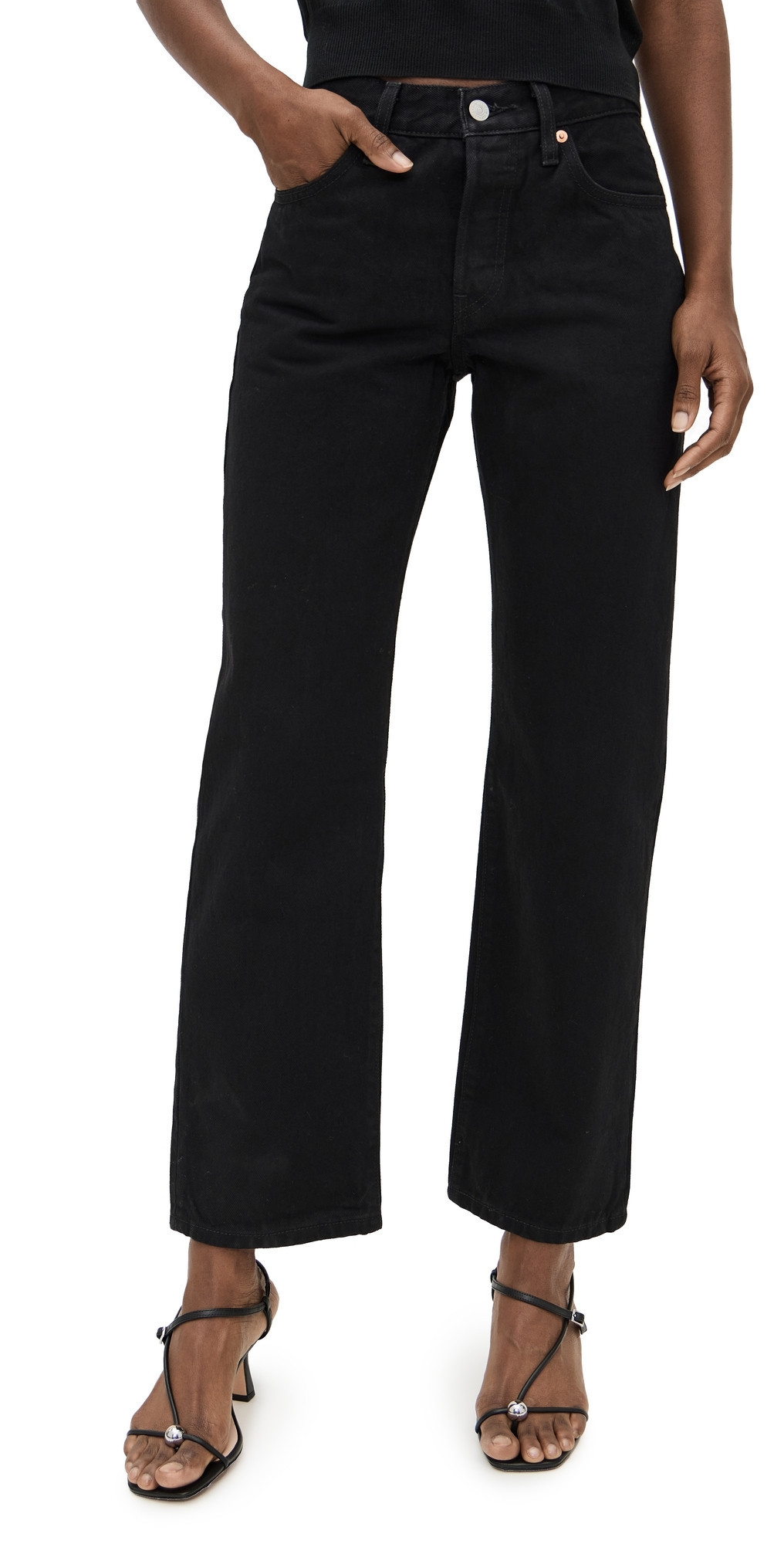 Levi's 501 90s Jeans Rinsed Blacktop 30 | Shopbop