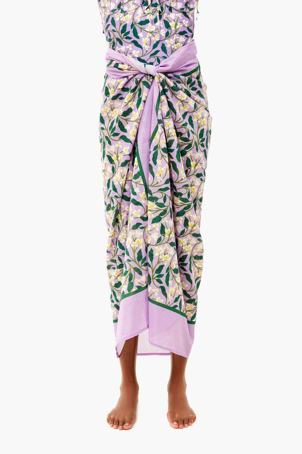 Dos Gardenias Lavanda Pareo | Tuckernuck (US)