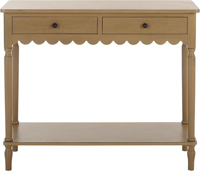 SAFAVIEH Home Collection Haven Desert Brown 2-Drawer Small Console Table for Entryway, Living Roo... | Amazon (US)