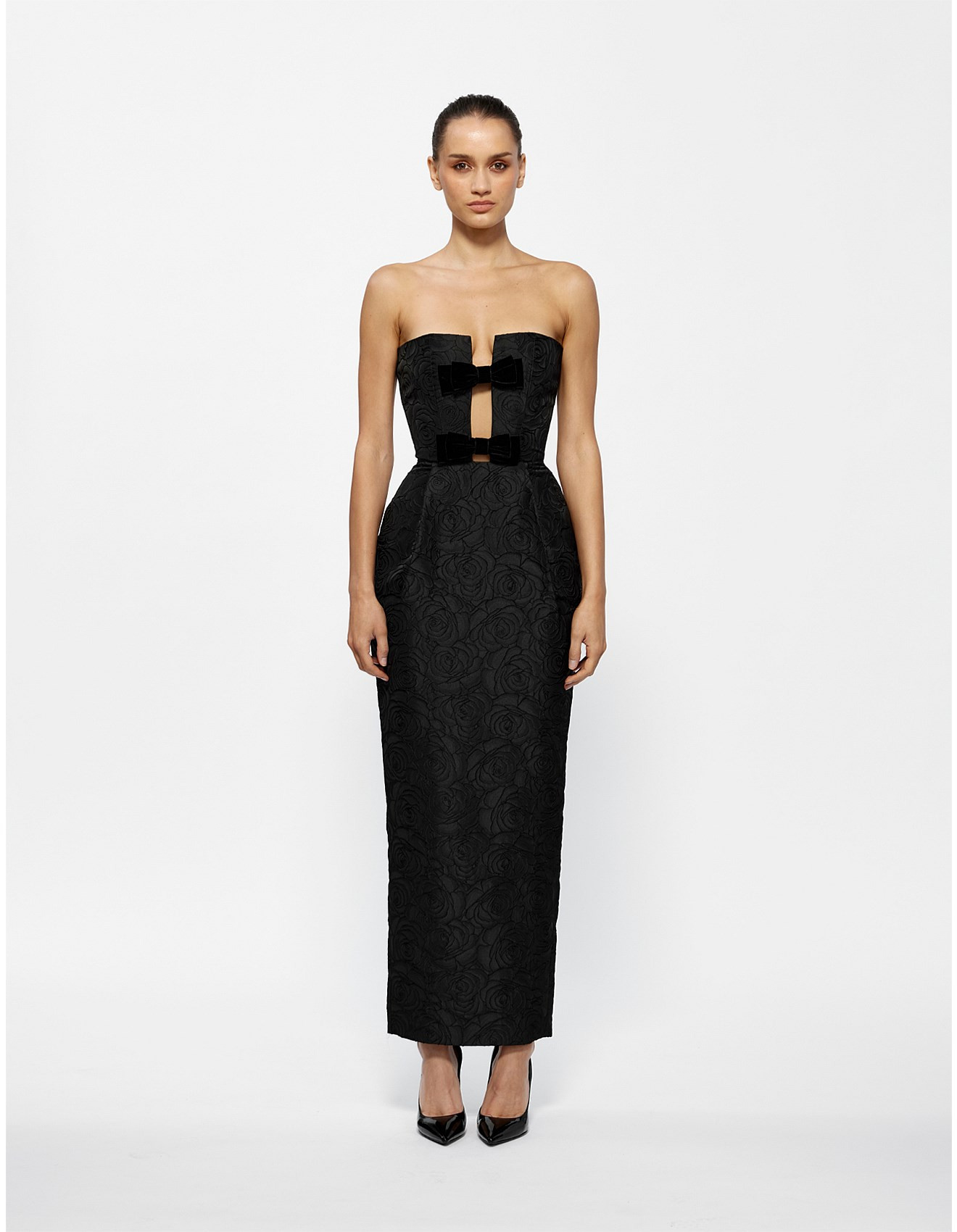 Kiera Brocade Strapless Dress | David Jones (Australia & New Zealand)