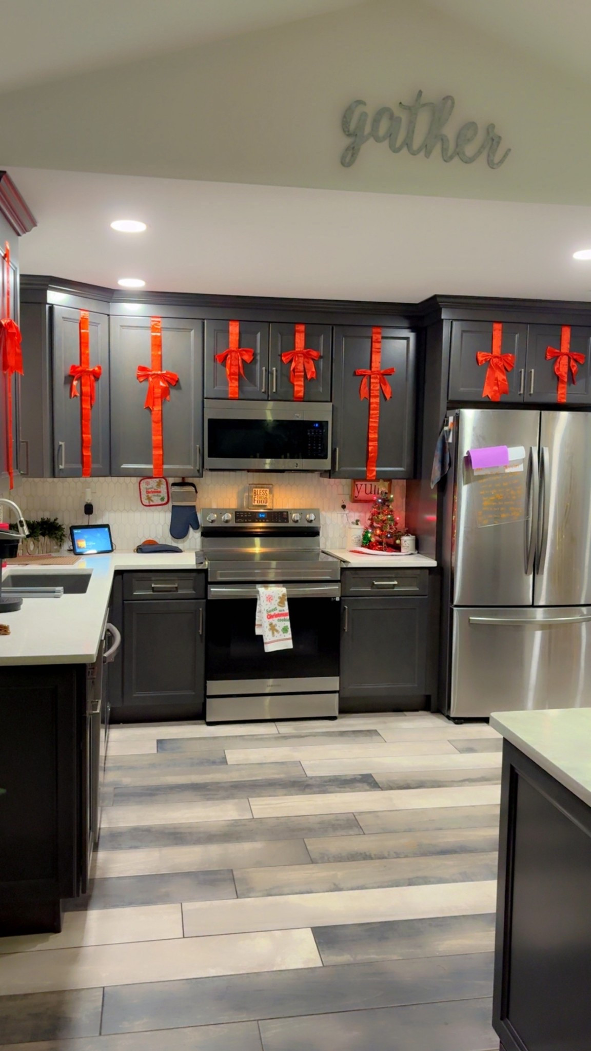 Christmas cabinet bows.. dress your cabinets up for the holidays 

#LTKSeasonal #LTKHoliday #LTKGiftGuide