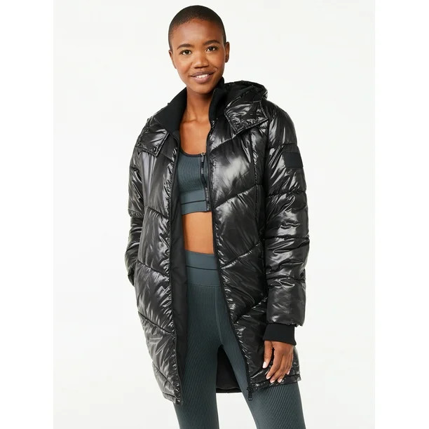 Love & Sports Women's Puffer Vest with Hood - Walmart.com | Walmart (US)