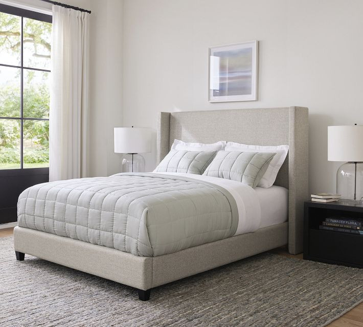 Elliot Shelter Upholstered Bed | Pottery Barn (US)