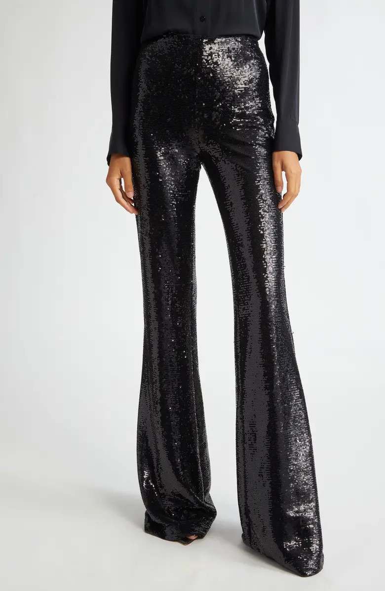 Honor Sequin Flare Leg Pants | Nordstrom