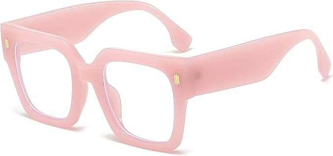 Fashion Oversized Blue Light Blocking Glasses for Women Men Trendy Big Square Frame Computer Eyeg... | Amazon (US)