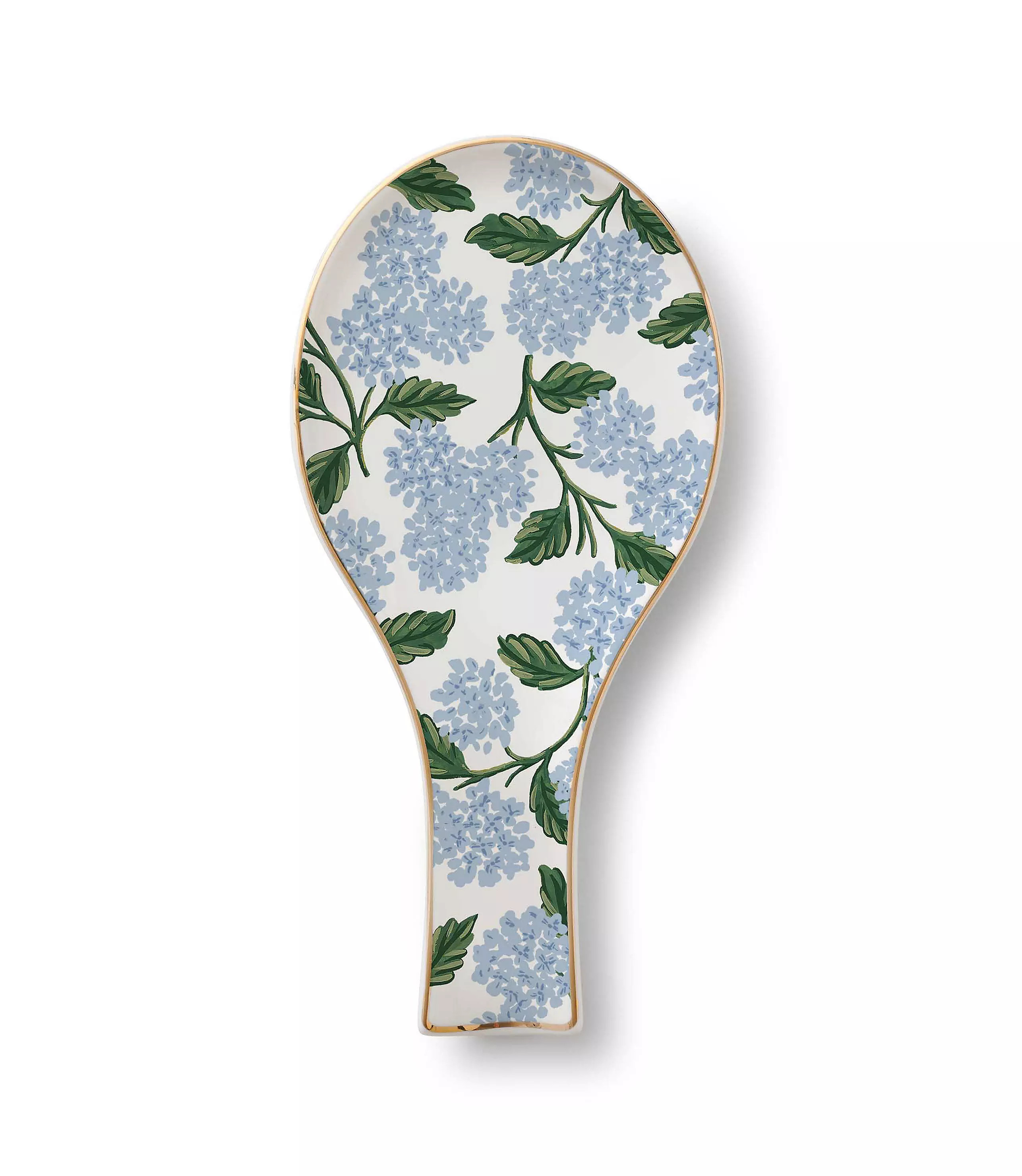 Rifle Paper Co. Hydrangea Porcelain Spoon Rest | LOFT