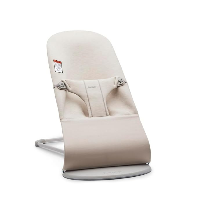 BabyBjörn Bouncer Bliss, Light Beige, 3D Jersey | 2-in-1 Adjustable Baby Bouncer Seat and Toddle... | Amazon (US)