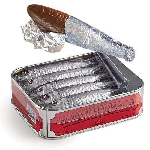 Sardines en Chocolat au Lait - Milk Chocolate Sardines in a Gift Tin_AB | Amazon (US)