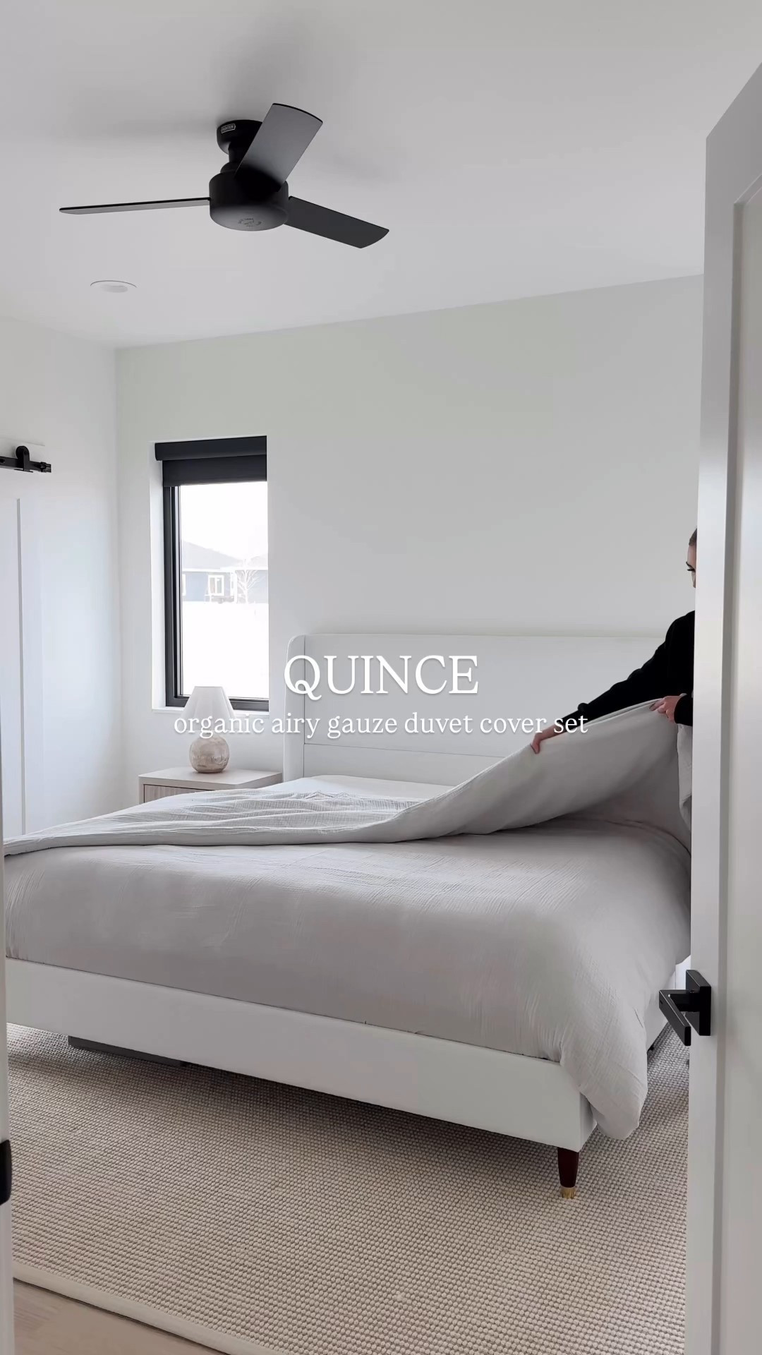 This duvet cover completely changed the feel of our bedroom 🤍 It’s the Organic Airy Gauze Duvet Cover in light grey, woven from 100% organic long-staple cotton and truly light-as-air. The texture is soft and relaxed but still looks elevated, and I love that Quince uses premium materials while working factory-direct so you get beautiful quality without the typical retail markup. Such a simple switch that made a big difference! #Ad @Quince #QuincePartner


#LTKHome