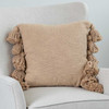 Click for more info about New! Tan Boho Side Tassel Pillow