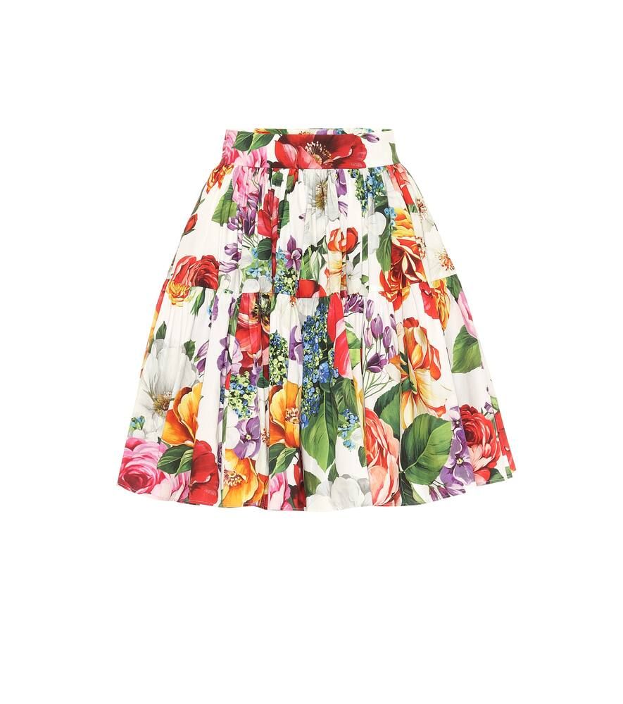 Floral cotton miniskirt | Mytheresa (US/CA)