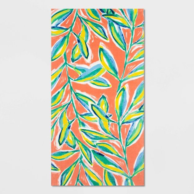 Palm Leaf Beach Towel - Sun Squad&#8482; | Target