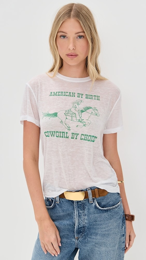 RE/DONE Classic Cowgirl Tee | Shopbop | Shopbop