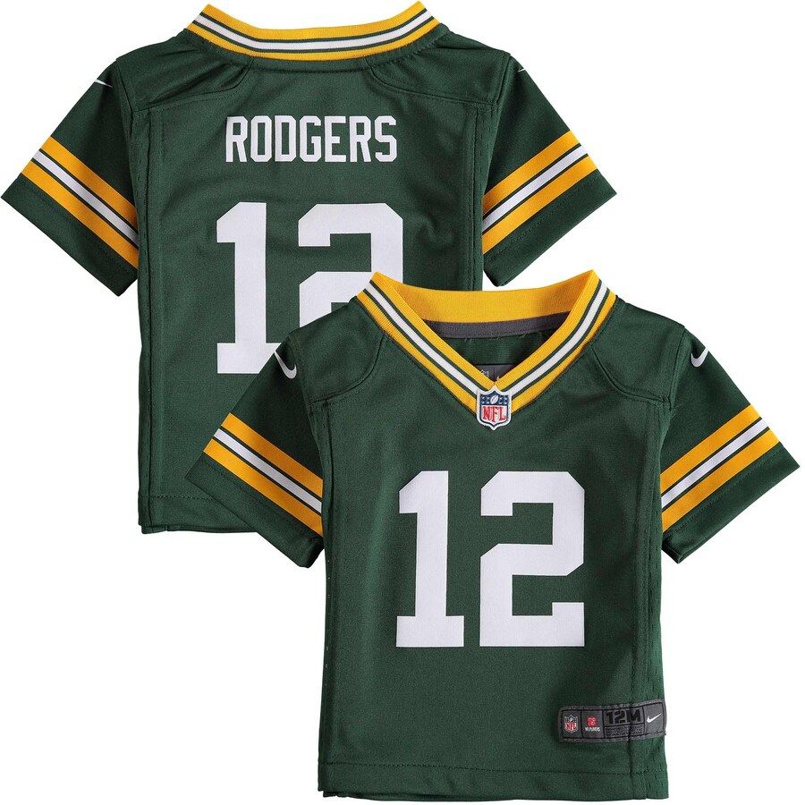 Aaron Rodgers Green Bay Packers Nike Infant Team Color Game Jersey - Green | Fanatics