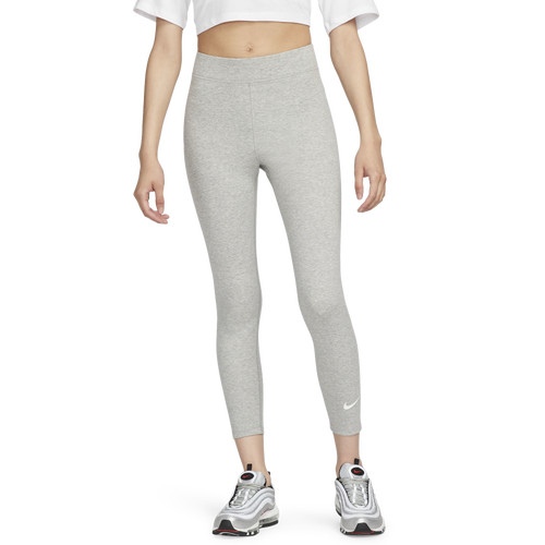 Nike Womens Nike Classic 7/8 Tights - Womens Dk Grey Heather/Sail Size L | Foot Locker (US)
