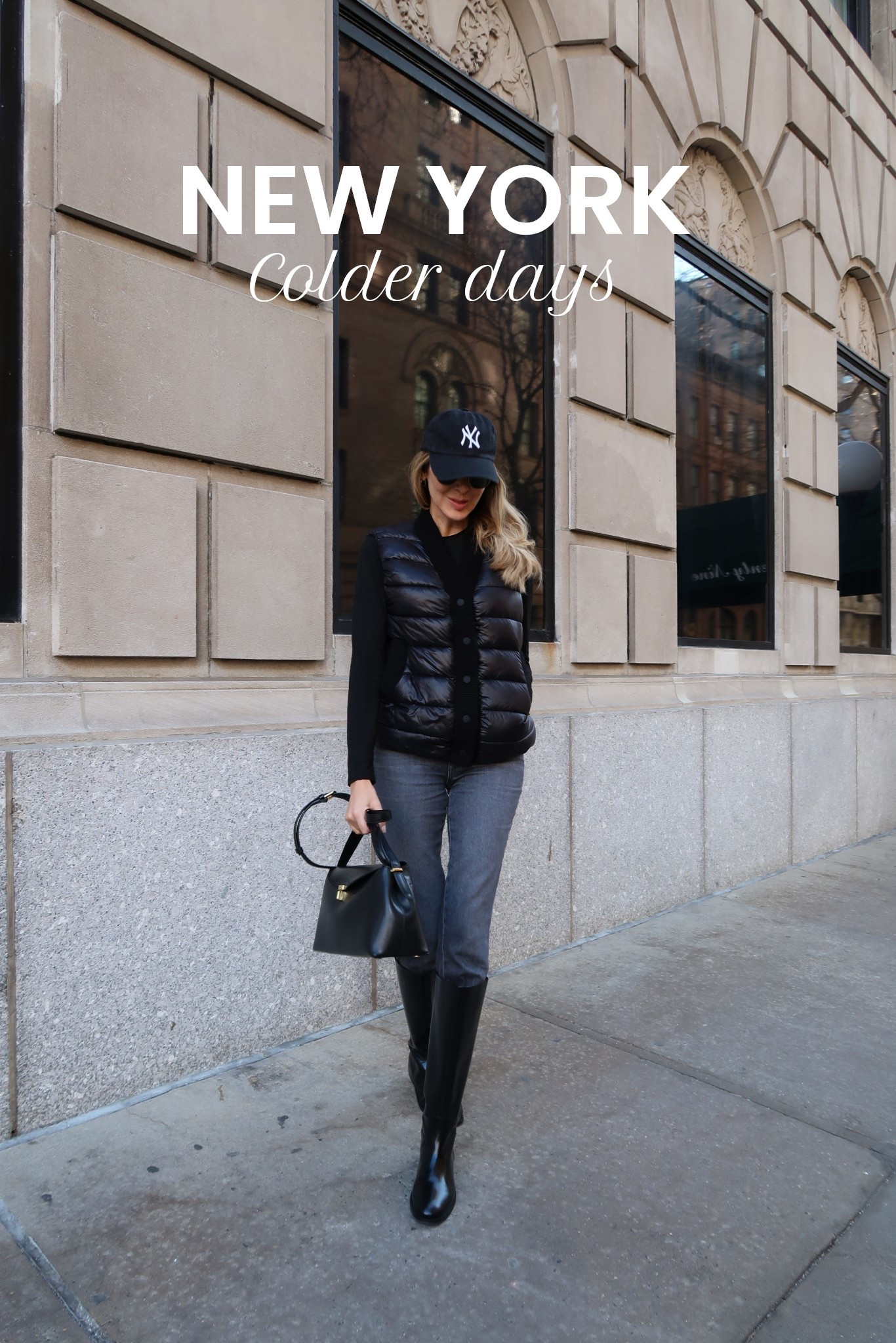 New York late fall / winter edition 
Comfortable , warm and stylish 
Wearing a size small on vest and top 

#LTKStyleTip #LTKHoliday #LTKTravel